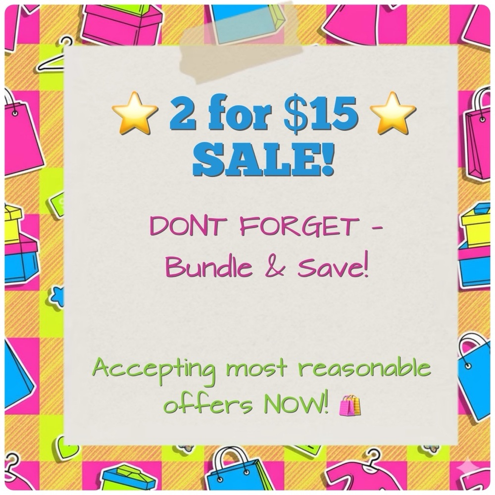 TIME FOR A SALE! 🥳